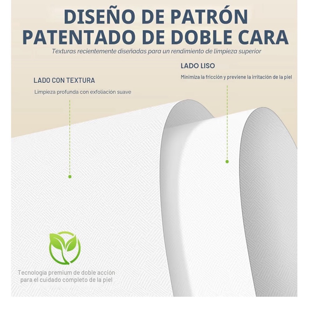 Nexusoftex XL Disposable Face Towels 10x12 Ultra Thick Plant-Based - Picture 7 of 9
